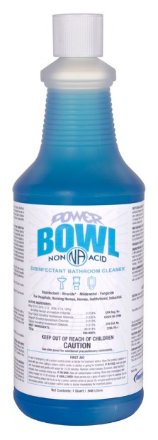 PowerBOWL Pink 20% Phosphoric Bathroom Cleaner - 32 ounce - 10461