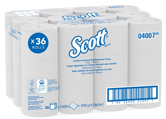 Scott Essential Coreless High-Capacity Toilet Paper System