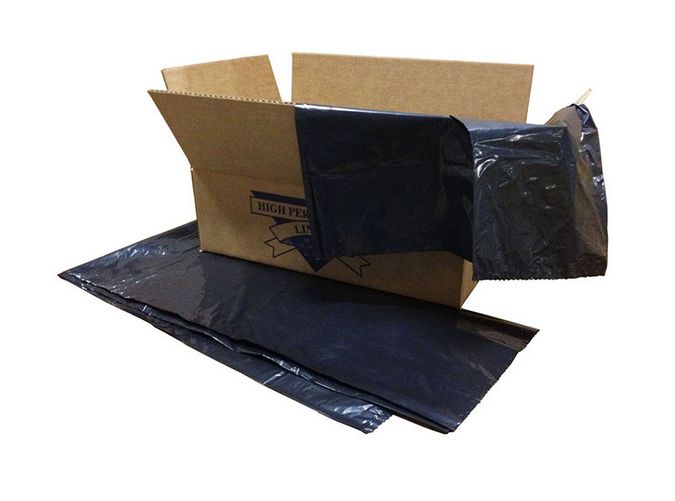 55 Gallon, 2mil Black Trash Bags, 100-Count