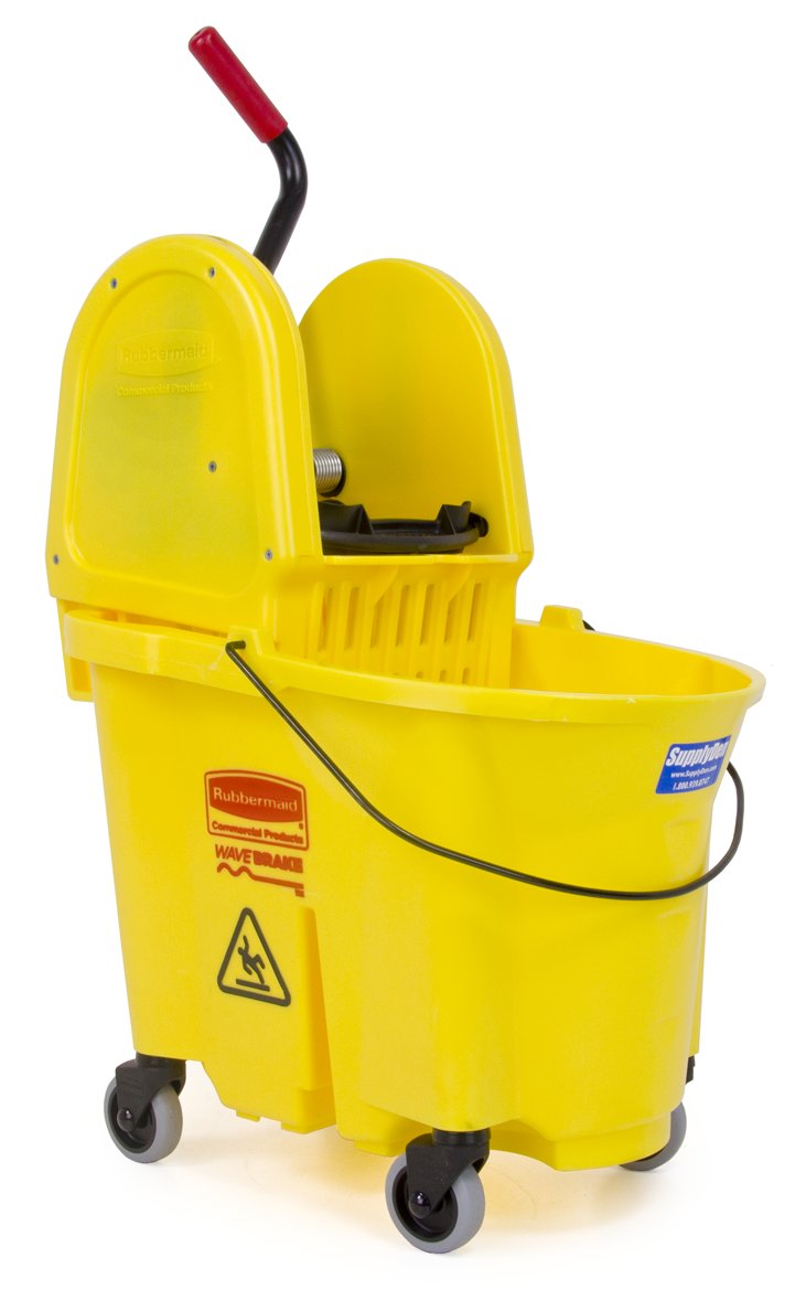 Rubbermaid® Yellow Press Wring Bucket