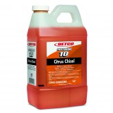 Betco 1674700 Citrus Chisel Non-butyl Citrus Cleaner and Degreaser - 2 Liter FastDraw Container, 4 per Case
