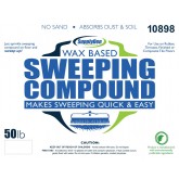 Waks Sweep Wax Based Sweeping Compound - 50 Pound