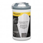 Sani P22884 7-1/2 inch x 5-3/8 inch Disinfecting Multi-Surface Wipes - 200 count, 6 canisters per case