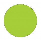 0.75" Circle Fluorescent Green Blank Circle Inventory Labels