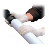 Seamless Standard Weight Cotton/Polyester String Knit Gloves - Large