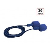 EZ-Twist Metal Detectable Polyurethane 30 NRR Foam Corded Ear Plugs - 100 pair