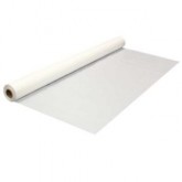 White Plastic Disposable Table Cover - 40 Inch x 300 Foot Roll