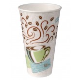 Dixie PerfecTouch 20oz Insulated Paper Hot Cups Coffee Haze - 25 Count