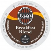 Keurig Tully's Coffee Breakfast Blend K-Cups - 24 per Box