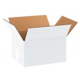 8" x 6" x 4" White Corrugated Box 32ect